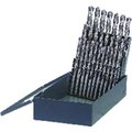 Morse Jobber Length Drill Set, Series 8030, Imperial System of Measurement, A Minimum Drill Bit Size, Z M 18104